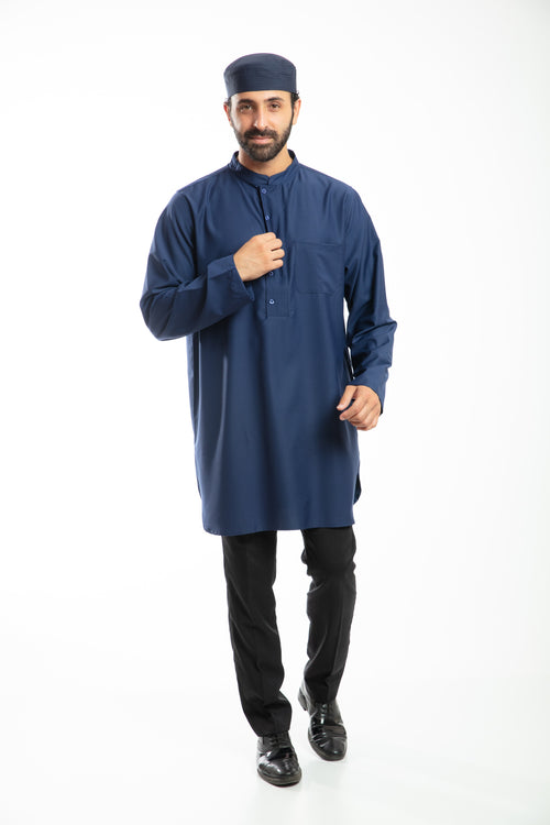 Talib Tunic in Navy