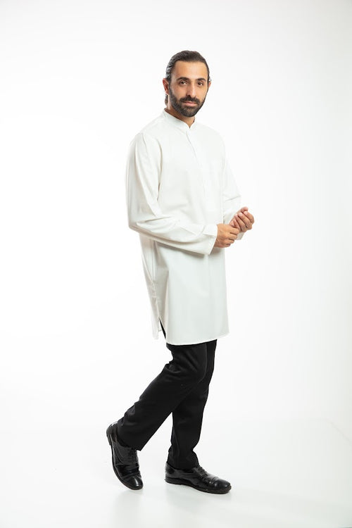 Talib Tunic in White